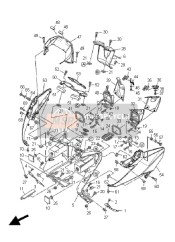 4B52836M0000, Panneau,  Fourche Nue, Yamaha, 0